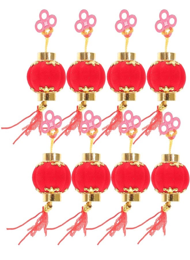 VINSU Chinese Lantern Decorations Set, New Year Celebration Indoor Ornamentation, Red, Pack of Multiple 30 Pieces - Image 2